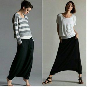 EILEEN FISHER Black Harem Pants~M